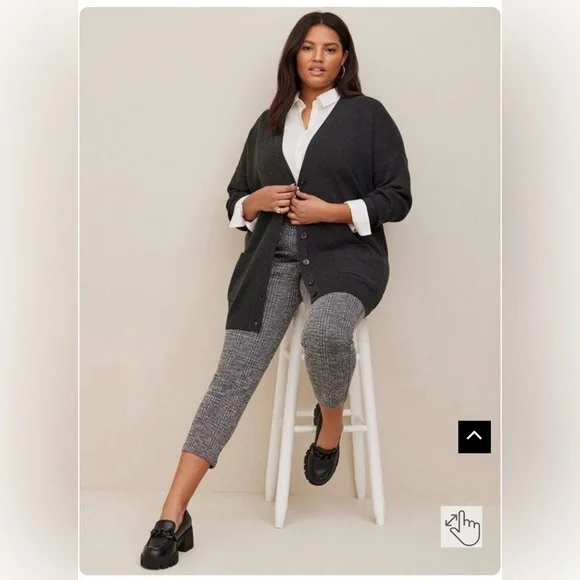 NWT Torrid Luxe Boyfriend Cardigan Sweater - Picture 2 of 7